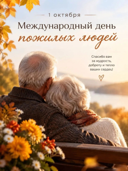 Сегодня — Международный день пожилого человека